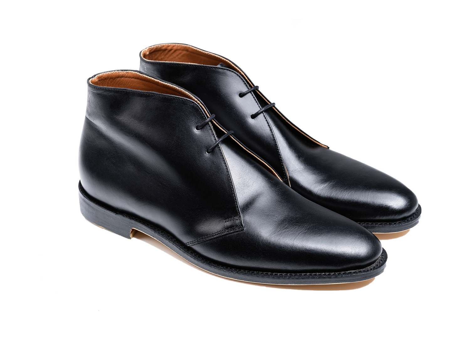 The Chukka Boot | Black Leather
