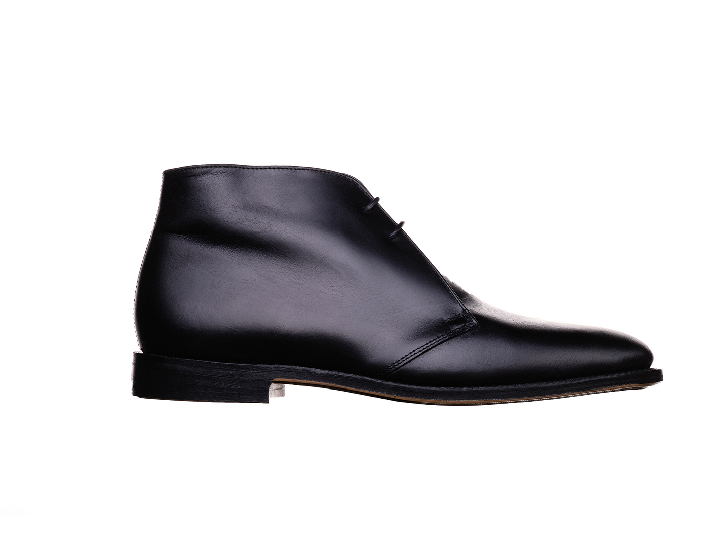 The Chukka Boot | Black Leather